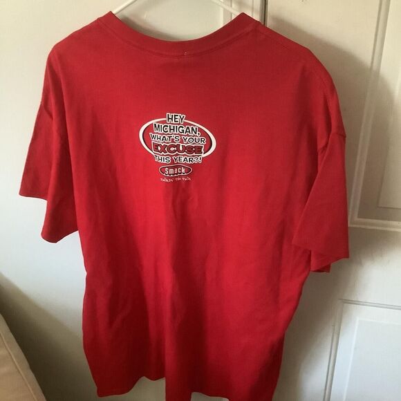 Chile the official drink of Michigan football snack tee t shirt Hey Michigan wha - Picture 2 of 3